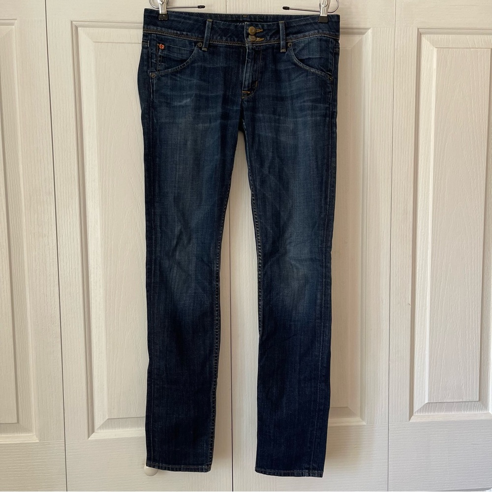 Women’s Hudson Jeans, Collin Skinny, Shade 2, Size 28, Dark Blue